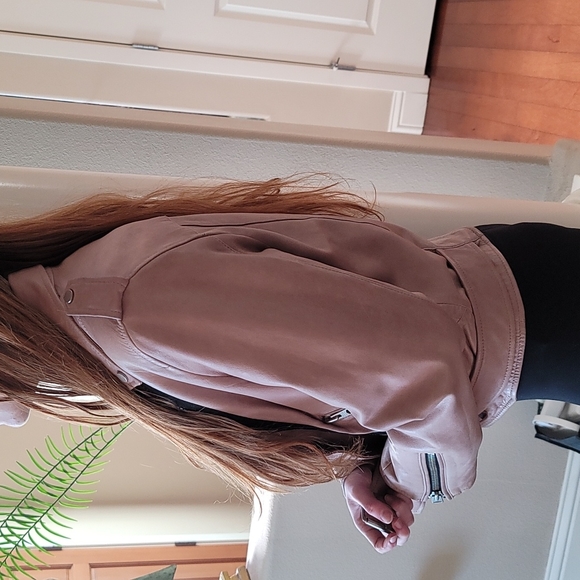 Authentic ALLSAINTS leather jacket, size 10 - Picture 4 of 9